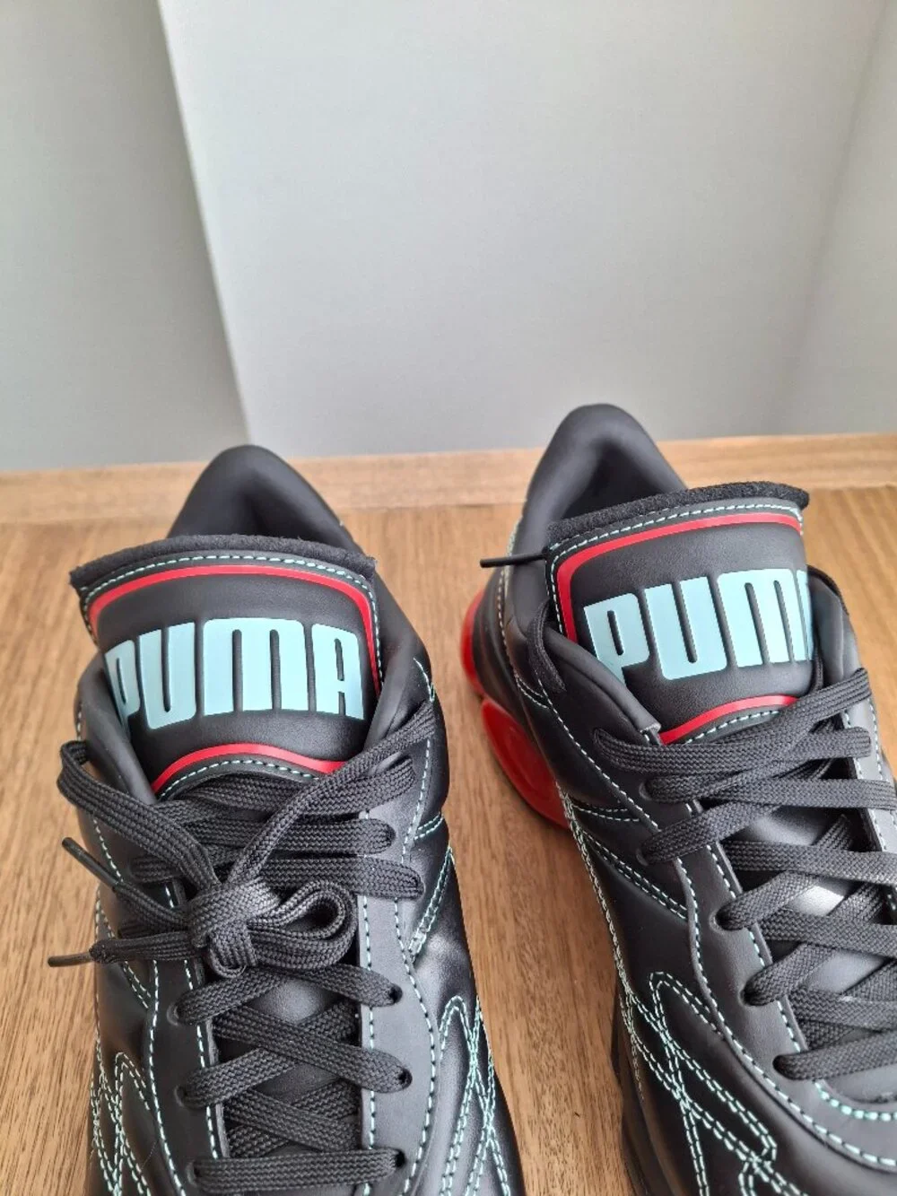 (New) Puma – Cell Dome King x Dua Lipa Sneakers (Black-Poppy Red) – Women's 8.5